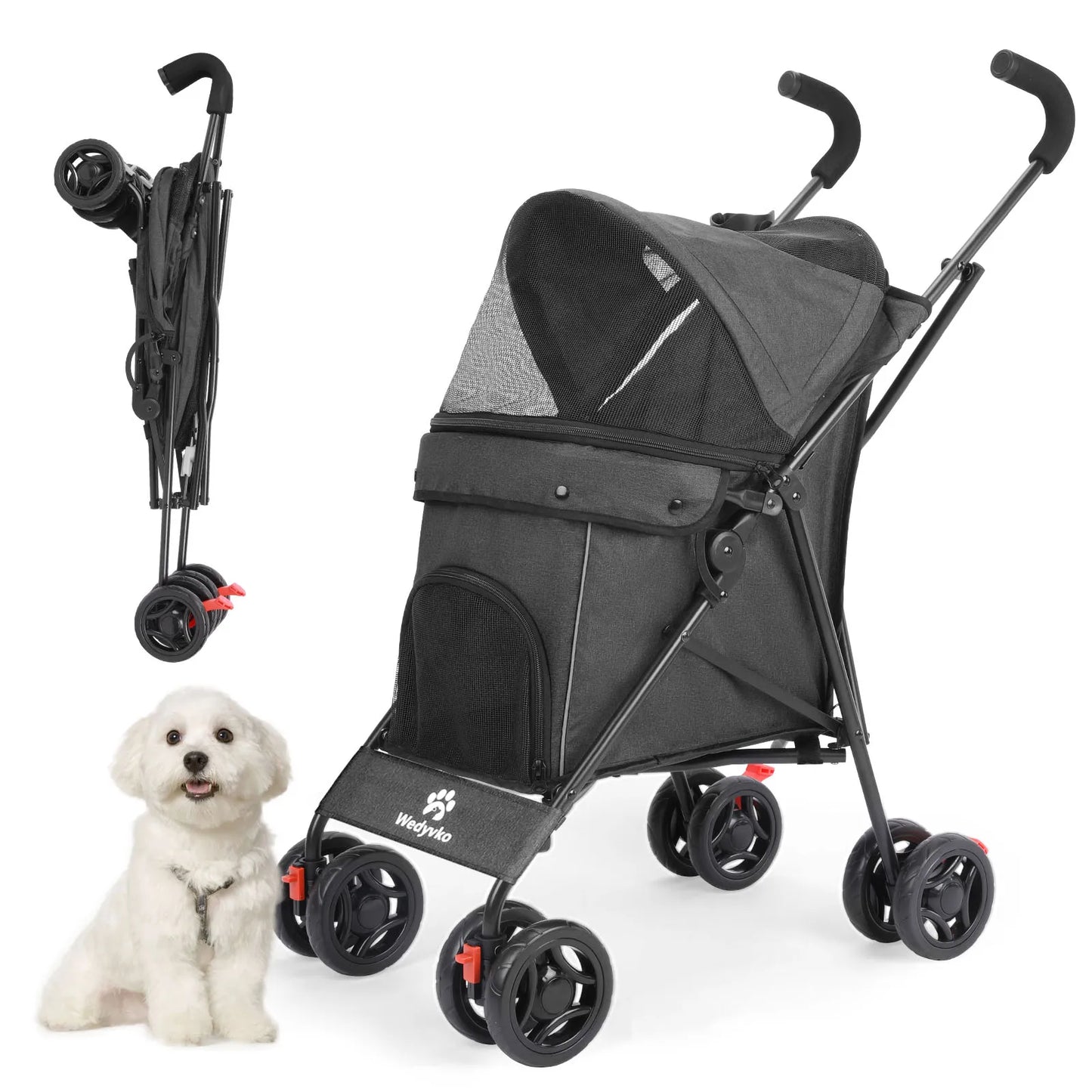 Poussette pour chien | Pliante