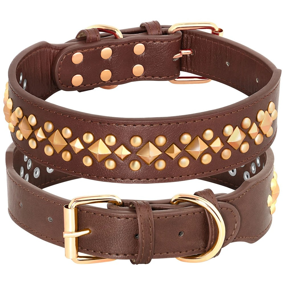 Collier en cuir pour chien