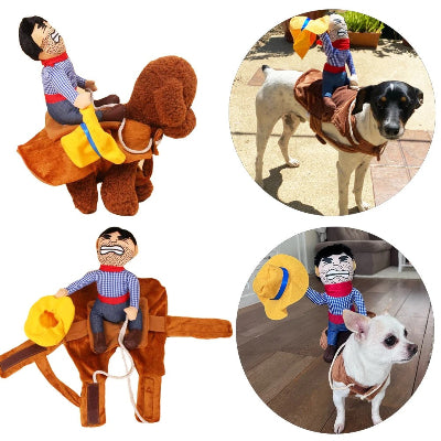 deguisement chien halloween cowboy petit ou grand chien