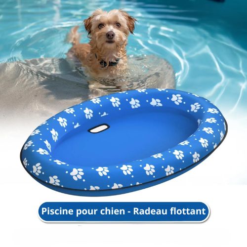 Flotteur de piscine gonflable pour chien, pour piscine, lac, rivière, jusqu'à 100 kg pour chiens de petite, moyenne et grande taille | Puncture Proof Dogs Floatie Boat Pet Float for Large Medium Flotteur de piscine gonflable pour chien, pour piscine, lac, rivière, jusqu'à 100 kg pour chiens de petite, moyenne et grande taille | Puncture Proof Dogs Floatie Boat Pet Float for Large Medium