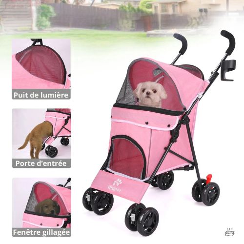 Poussette pour chien | Pliante