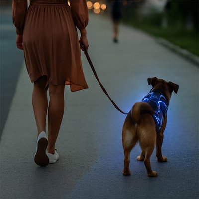 Harnais Chien Lumineux | Confort Sécure™