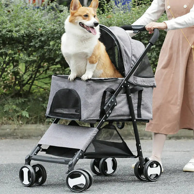 Poussette pour chien promenade simple