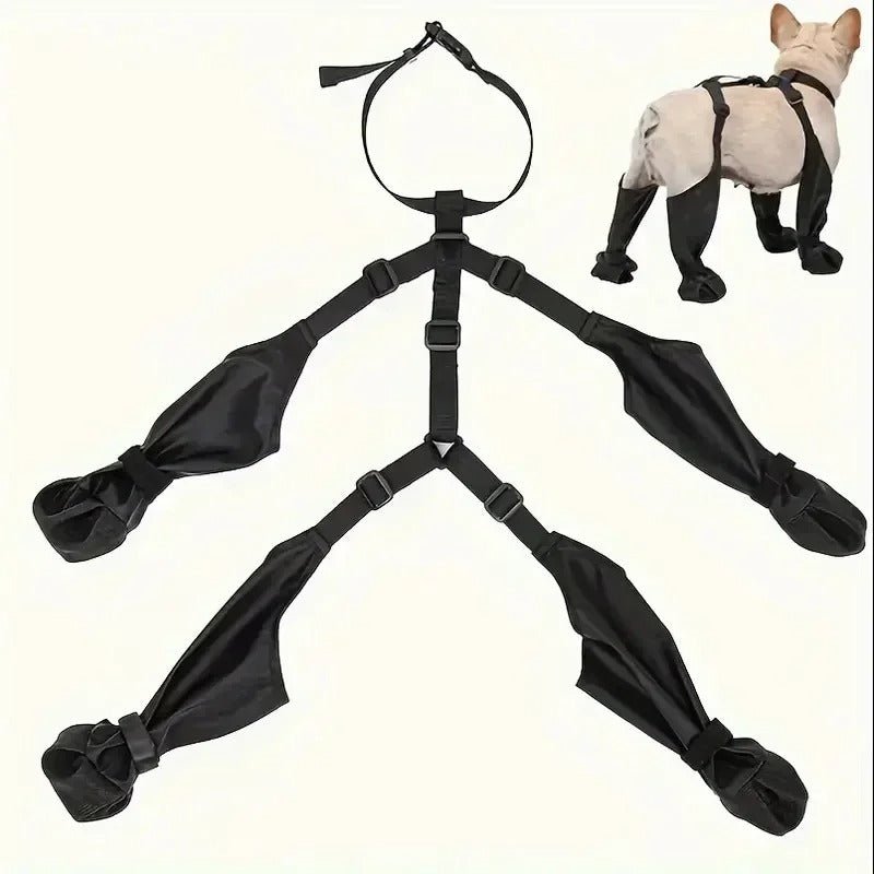 Une paire de bottes pour chien variante large