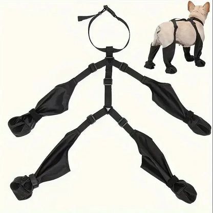 Une paire de bottes pour chien variante large