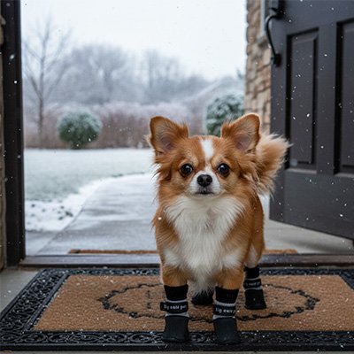 Bottes d'hiver pour chien - Fermeture ajustable sécurisée