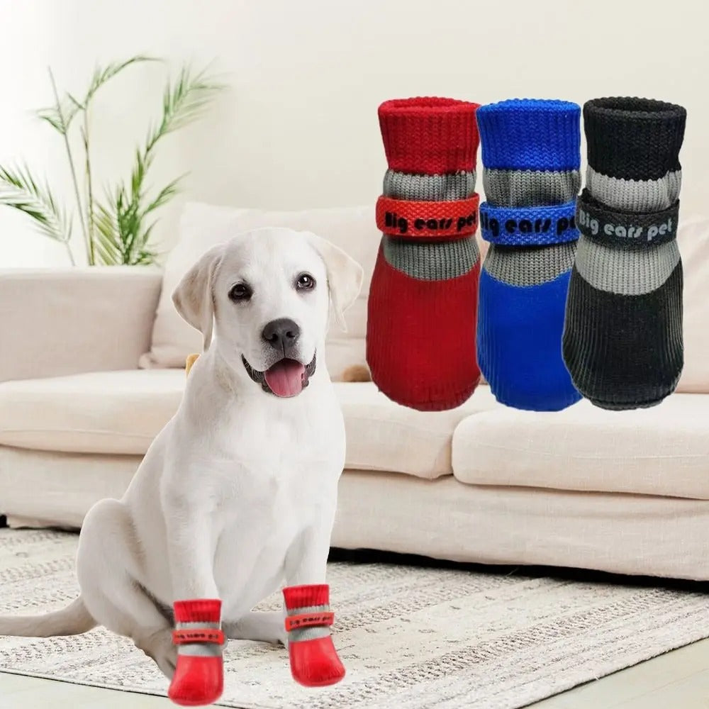 bottes pour chien avec choix trois couleurs