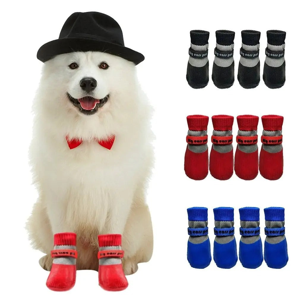 Bottes pour chien PattesProtect - Variante rouge