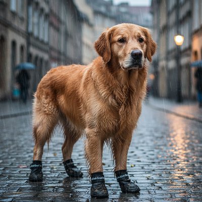 Bottes pour chien résistante à l'eau et la boue