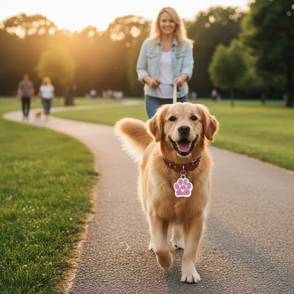 Médaille pour chien | Patte personnalisée