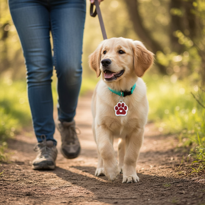 Médaille pour chien | Patte personnalisée