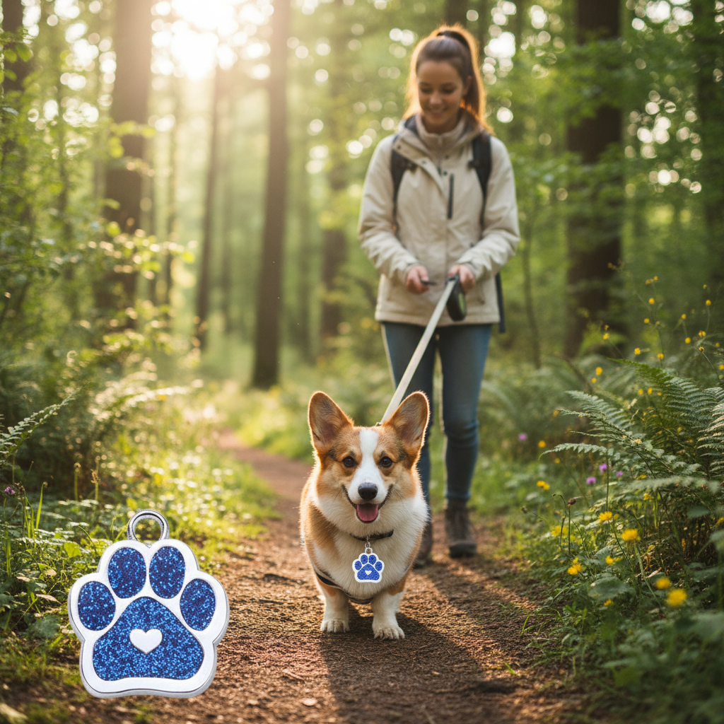 Médaille pour chien | Patte personnalisée
