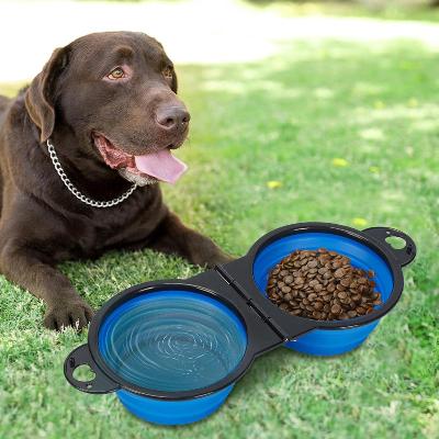 Gamelle Chien - Silicone Double - PuppyDog Zone