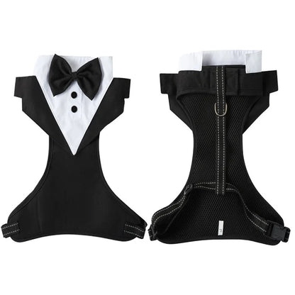 Harnais pour chien style tuxedo confortable