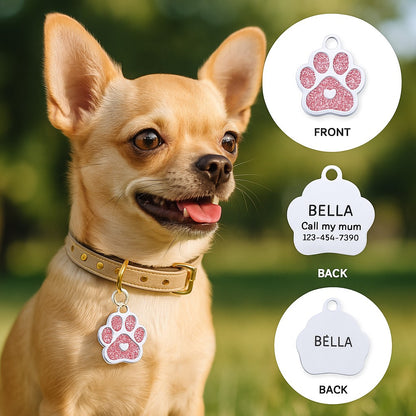 Médaille pour chien | Patte personnalisée