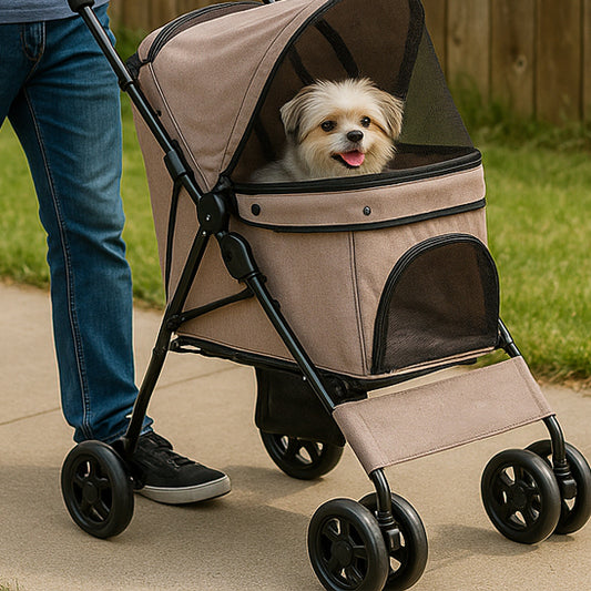 Poussette pour chien | Pliante