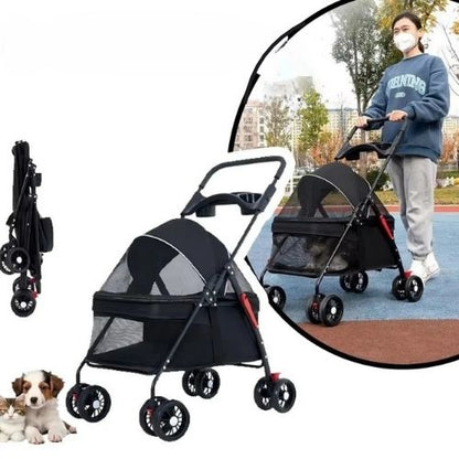 Poussette pour Chien | Confort Premium